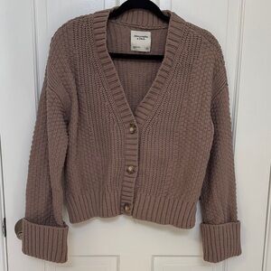 Abercrombie & Fitch Women's Cameron Seed Stitch Cardigan